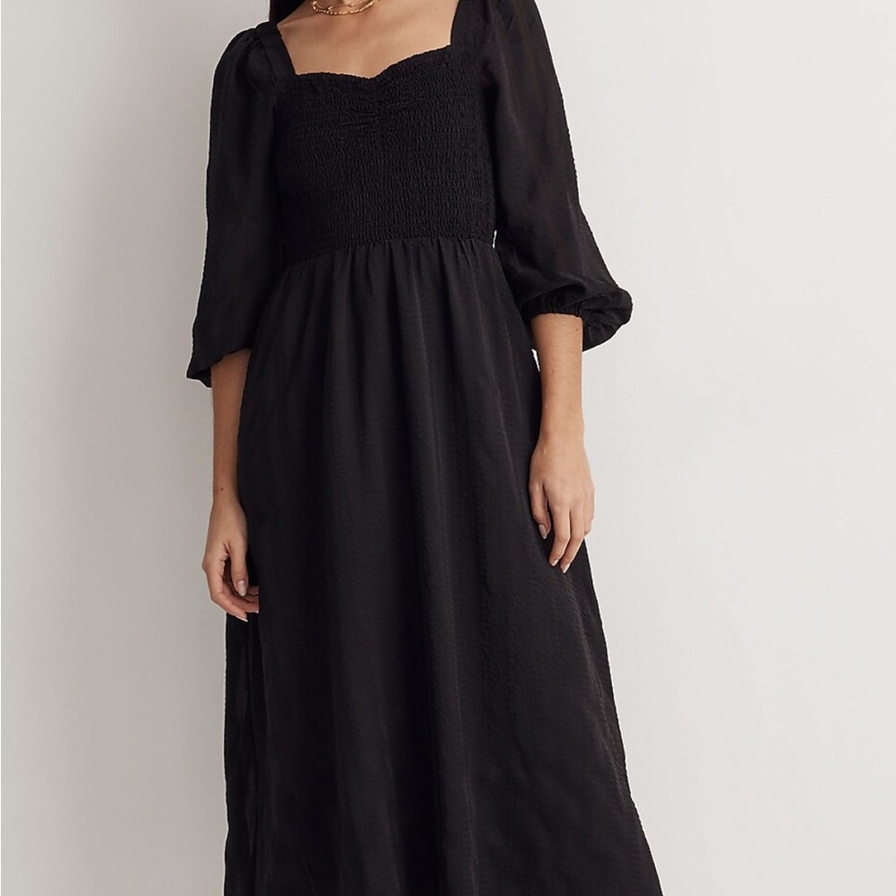 Madewell Lucie Sweetheart Midi Dress